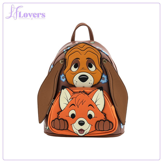 Loungefly Disney Fox And The Hound Tod And Copper Cosplay Mini Backpack