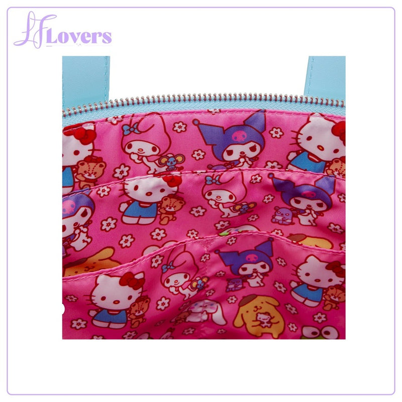 Load image into Gallery viewer, Loungefly Sanrio Cinnamoroll Sherpa Tote Bag With Coin Bag - LF Lovers
