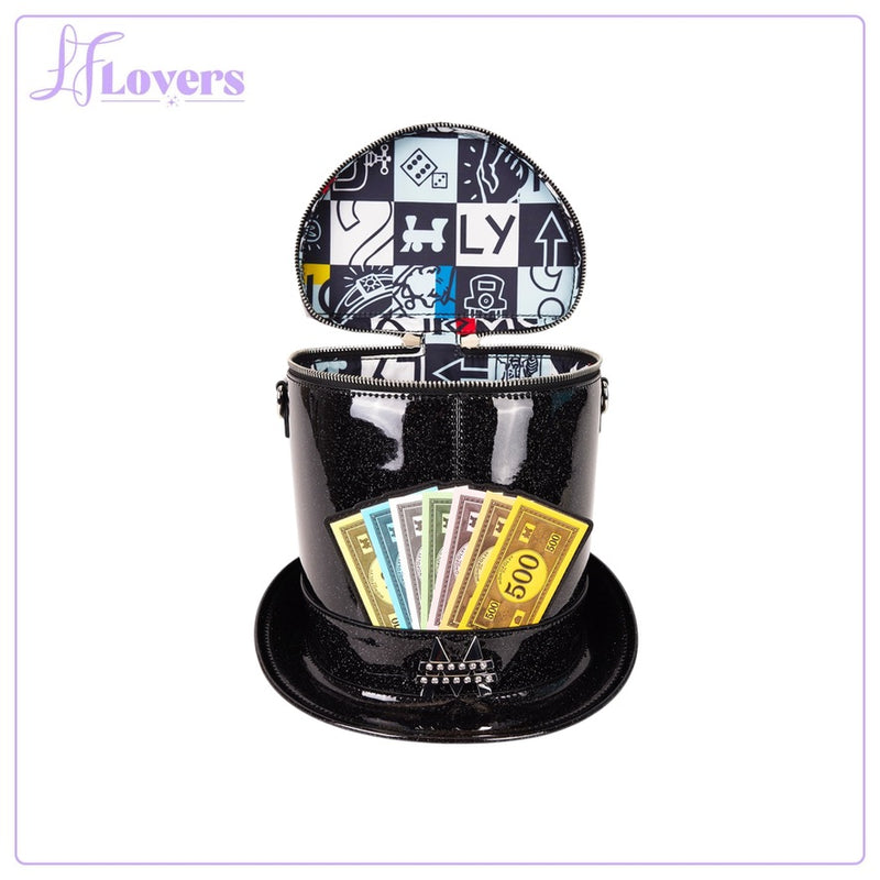 Load image into Gallery viewer, Loungefly Hasbro Monopoly Top Hat Crossbody
