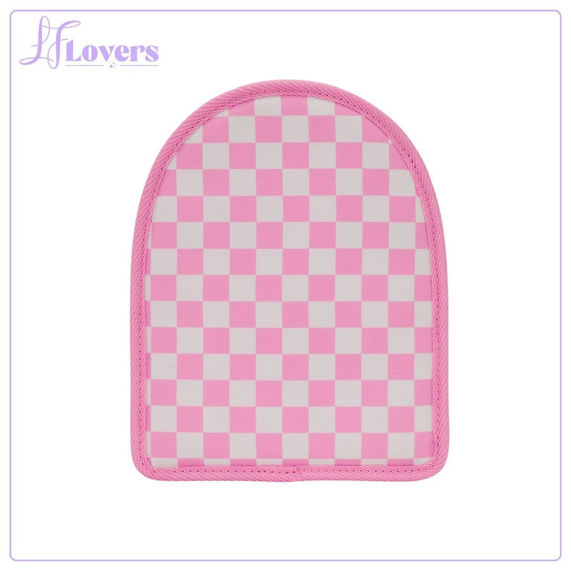 Load image into Gallery viewer, Loungefly Pink Checkerboard Light Up Mini Backpack Insert Organiser - PRE ORDER - LF Lovers

