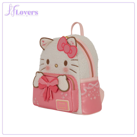Loungefly Sanrio Hello Kitty Holiday Plush & Glitter Cosplay Mini Backpack - Preorder - LF Lovers