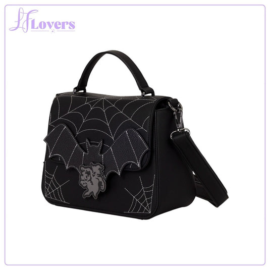 Loungefly Disney Mickey & Minnie Spiderweb and Bats Crossbody Bag - Preorder