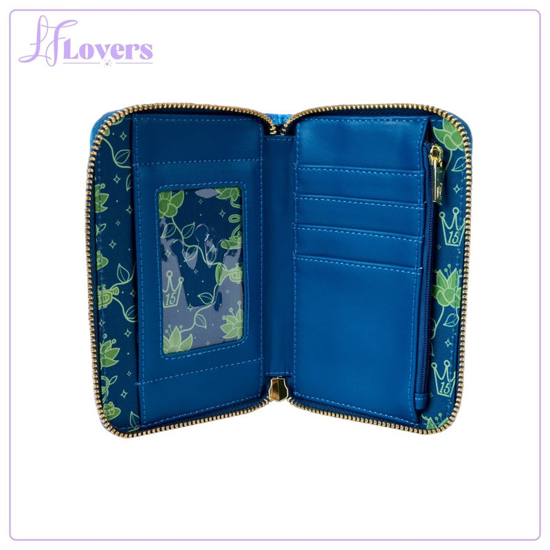 Load image into Gallery viewer, Loungefly Disney Princess And The Frog 15th Anniversary Zip Around Wallet - LF Lovers
