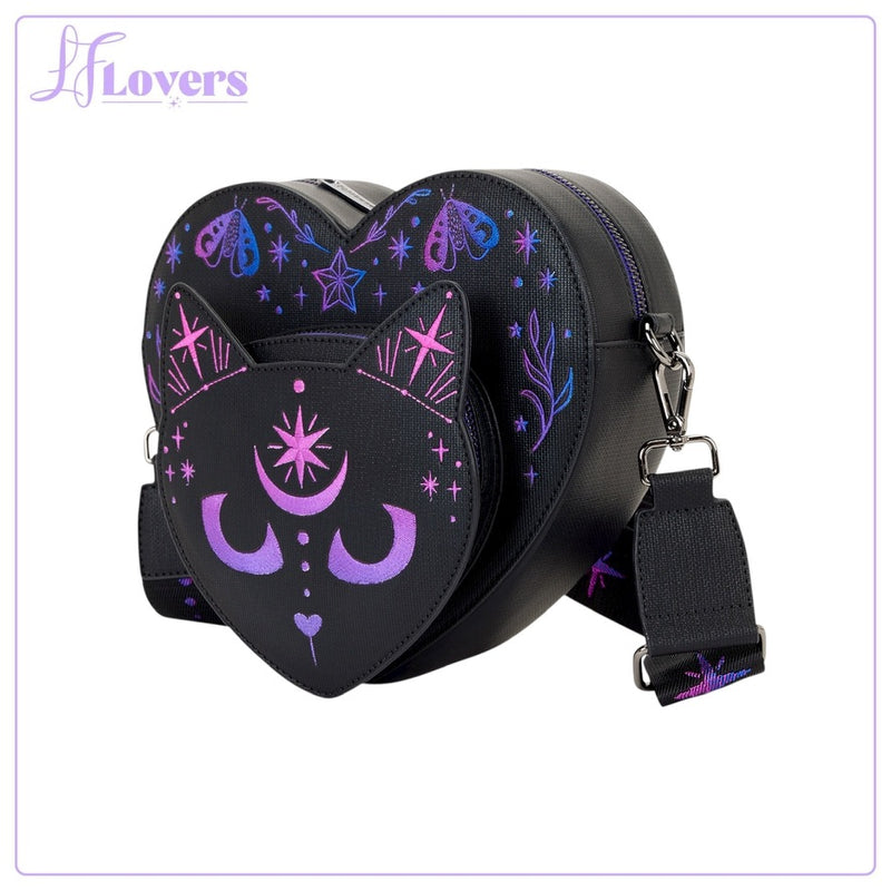 Load image into Gallery viewer, Loungefly Figural Neon Cat Heart Figural Crossbody - PRE ORDER
