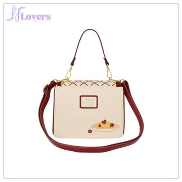 Loungefly Disney Lady & the Tramp Spaghetti Dinner Charm Crossbody Bag - Preorder