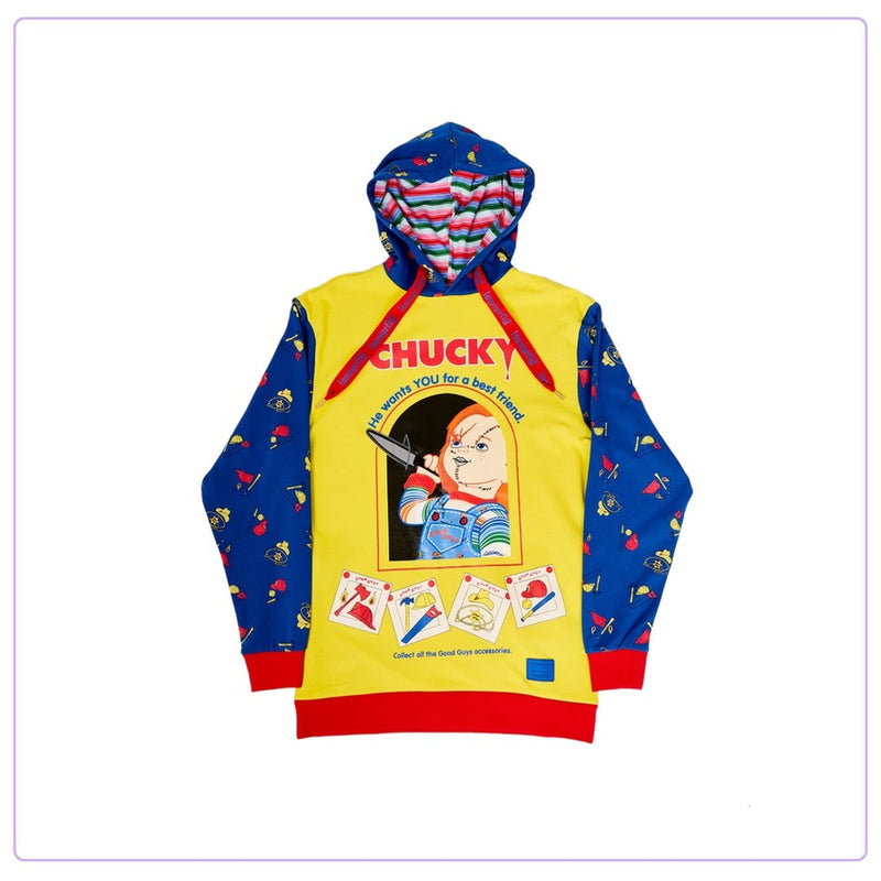 Loungefly Universal Childs Play Chucky Hooded Sweatshirt LF Lovers