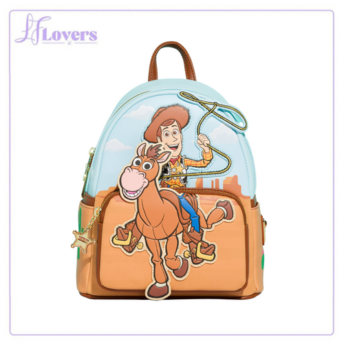 Loungefly Disney Pixar Toy Story Woody And Bullseye Mini Backpack