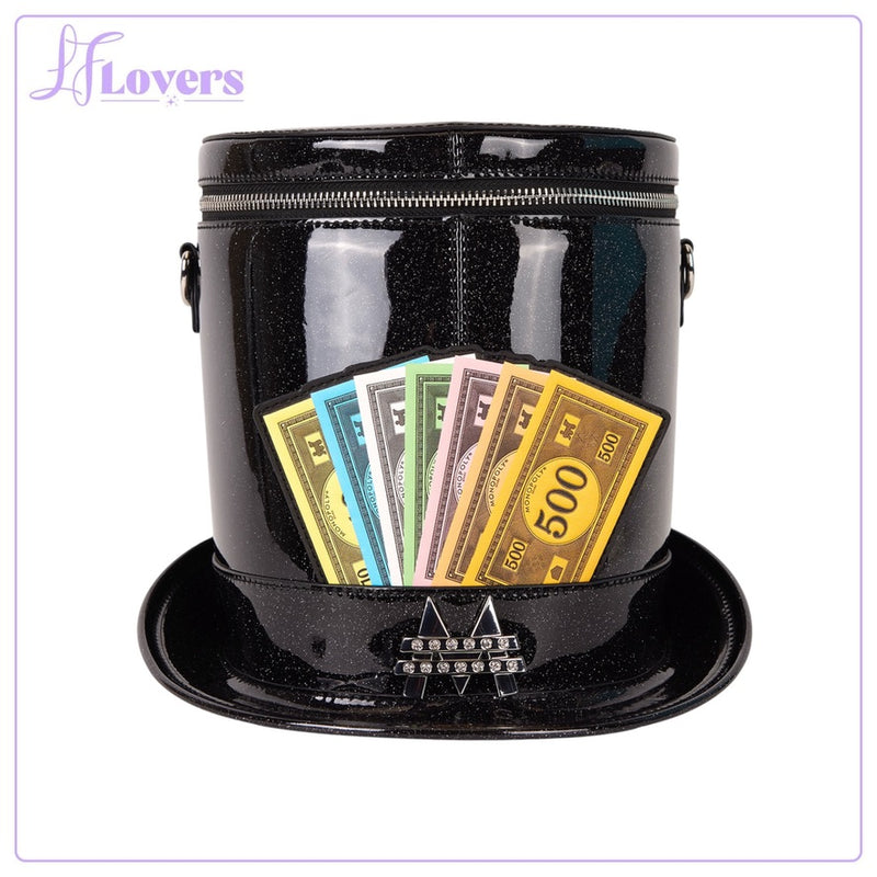 Load image into Gallery viewer, Loungefly Hasbro Monopoly Top Hat Crossbody
