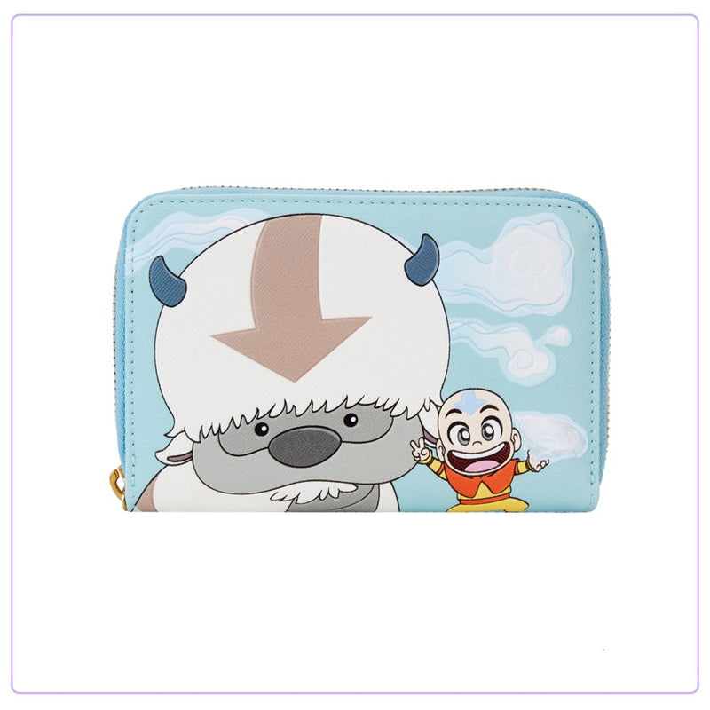 Loungefly Nickelodeon Avatar The Last Airbender Aang Appa Momo Zip Around Wallet LF Lovers