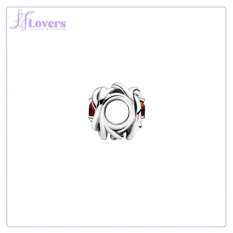 Load image into Gallery viewer, Pandora January Birthstone Eternity Circle Charm
