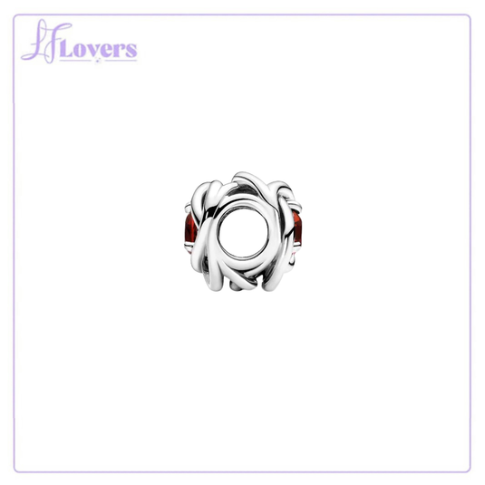 Pandora January Birthstone Eternity Circle Charm