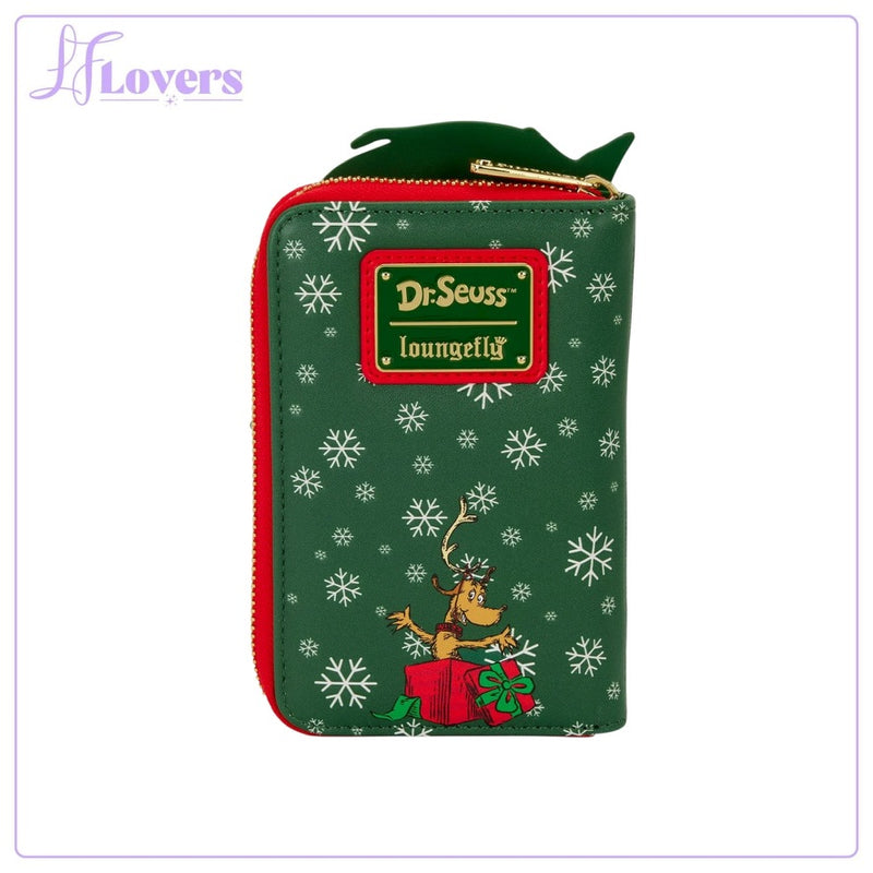 Load image into Gallery viewer, Loungefly Dr Seuss Grinch Holiday Zip Around Wallet
