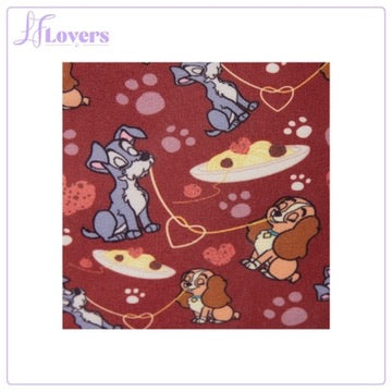 Load image into Gallery viewer, Loungefly Disney Lady &amp; the Tramp Spaghetti Dinner Charm Crossbody Bag - Preorder
