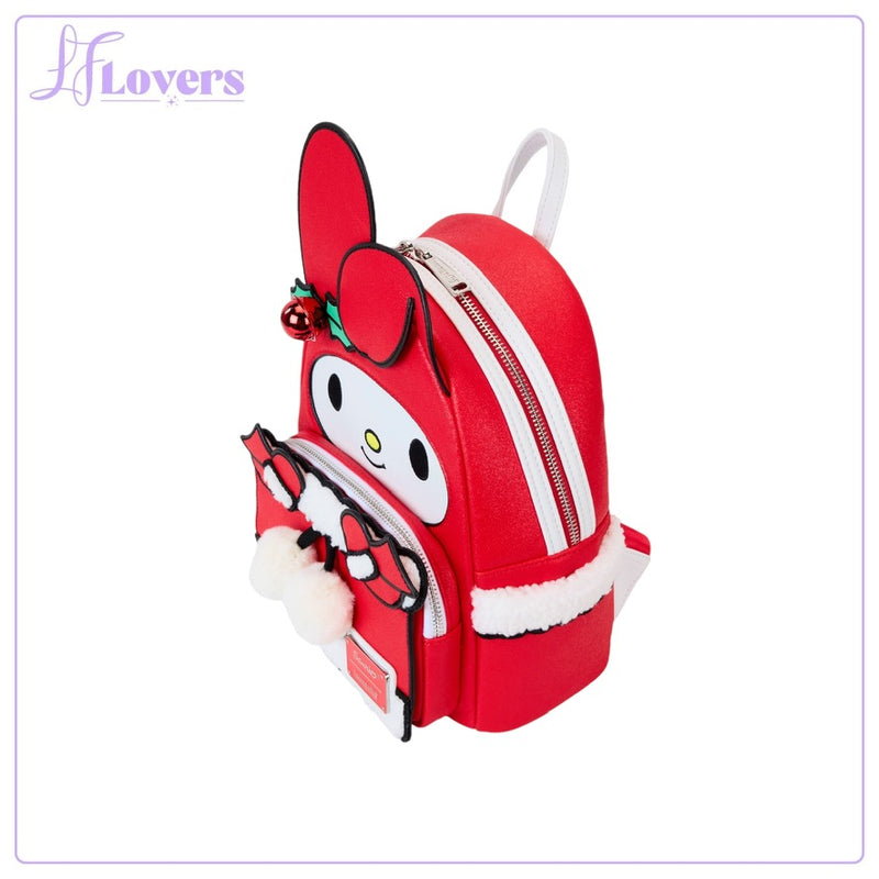 Load image into Gallery viewer, Loungefly Sanrio My Melody Winter Mini Backpack - LF Lovers
