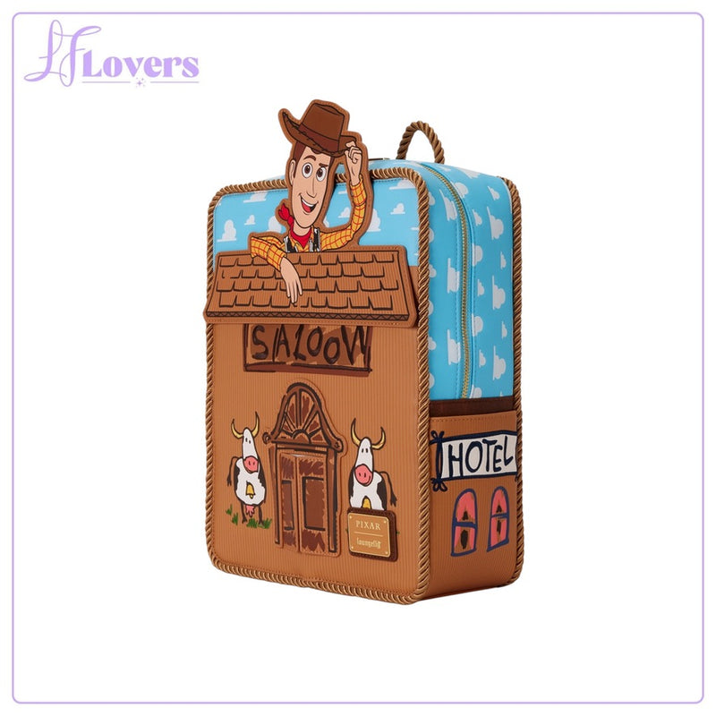 Load image into Gallery viewer, Loungefly Pixar Toy Story 30th Anniversary Woody Mini Backpack - PRE ORDER
