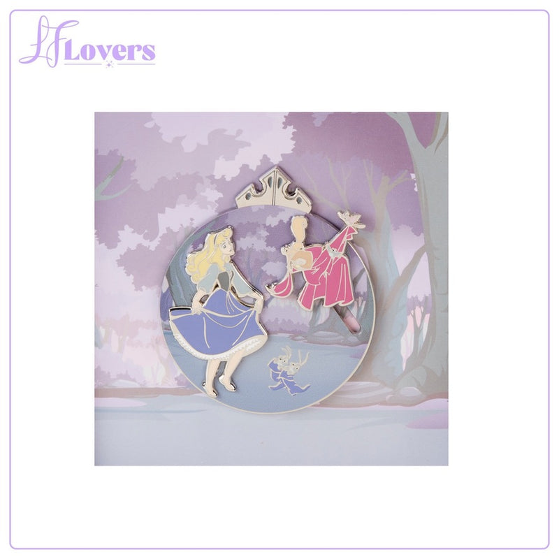 Load image into Gallery viewer, Loungefly Disney Sleeping Beauty 65th Anniversary 3&quot; Collector Box Pin - PRE ORDER - LF Lovers
