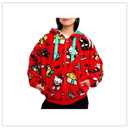 Loungefly Sanrio Winter Wonderland Zip Hooded Sweatshirt - LF Lovers