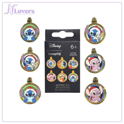 Loungefly Disney Lilo And Stitch Holiday Ornaments Mystery Box Pins - PRE ORDER