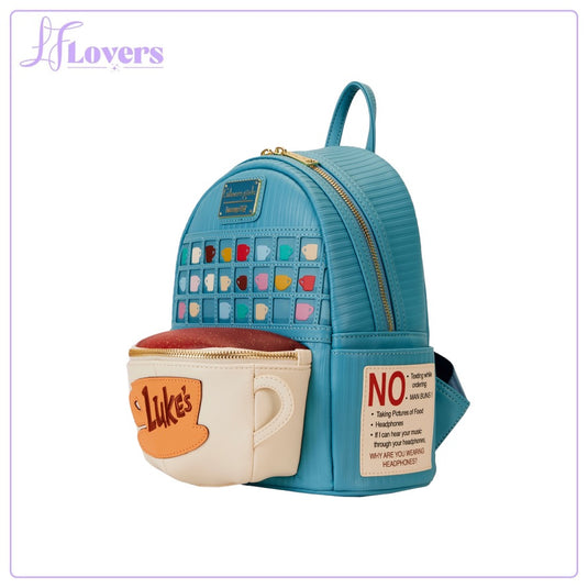Loungefly Gilmore Girls Lukes Diner Domed Coffee Cup Mini Backpack - LF Lovers