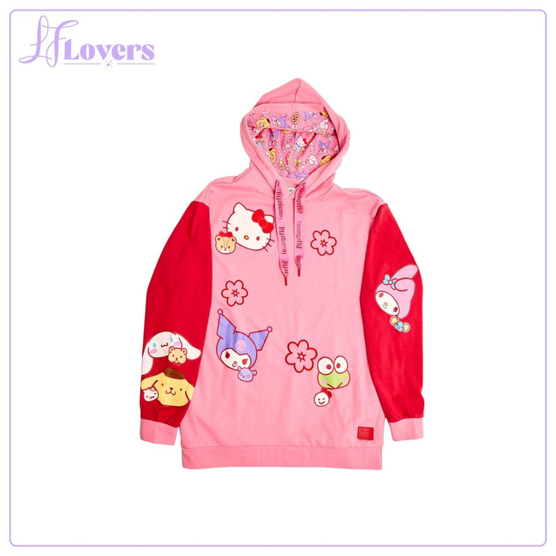 Load image into Gallery viewer, Loungefly Sanrio &amp; Friends Unisex Hoodie
