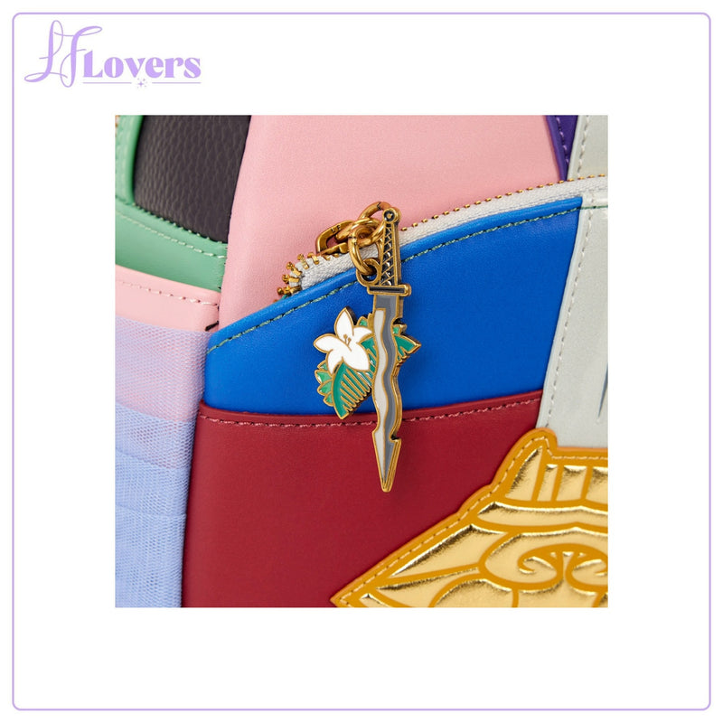 Load image into Gallery viewer, Loungefly Disney Mulan Cosplay Mini Backpack
