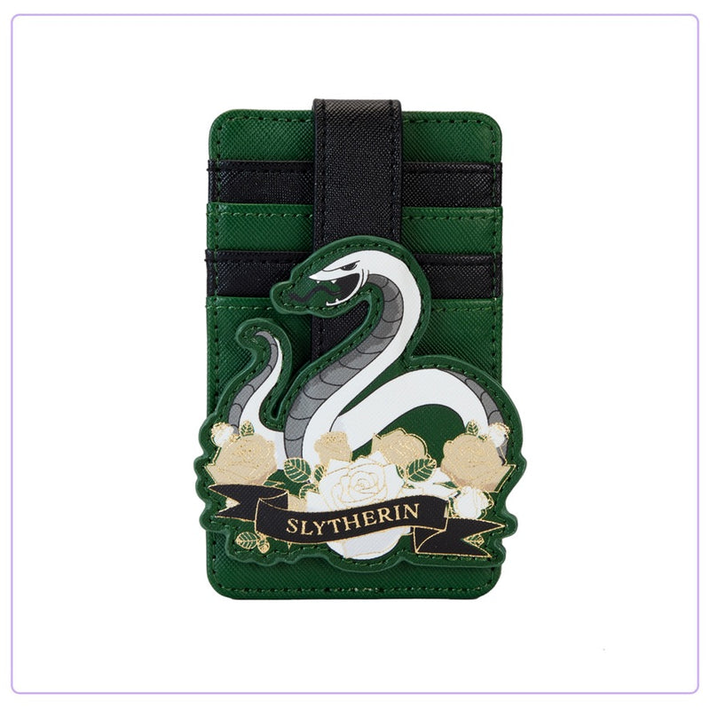 Load image into Gallery viewer, Loungefly Warner Brothers Harry Potter Slytherin House Tattoo Card Holder - PRE ORDER - LF Lovers
