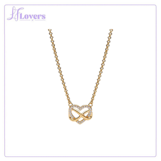 Pandora Sparkling Infinity Heart Collier Necklace