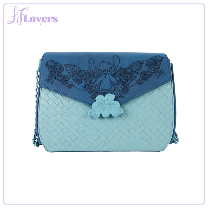 Load image into Gallery viewer, Loungefly Disney Stitch Embroidered Crossbody - PRE ORDER
