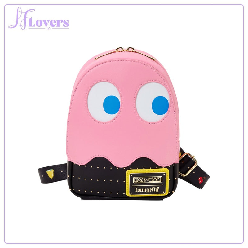 Load image into Gallery viewer, Loungefly Pac-Man Pinky Ghost Sling Crossbody - PRE ORDER - LF Lovers
