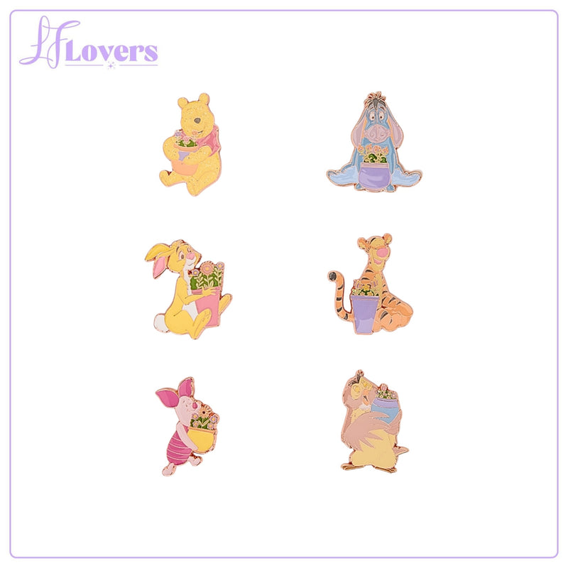 Load image into Gallery viewer, Loungefly Disney Winnie The Pooh Flowers Pots Blind Box Pin - COMING SOON
