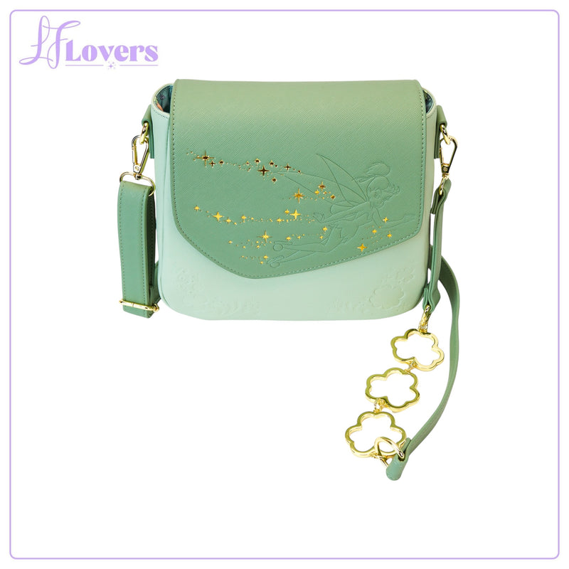 Load image into Gallery viewer, Loungefly Disney Tinker Bell 4-Leaf Clover Crossbody
