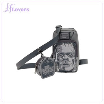 Loungefly Universal Monsters Frankenstein Crossbody Bag with Coin Bag - PRE ORDER