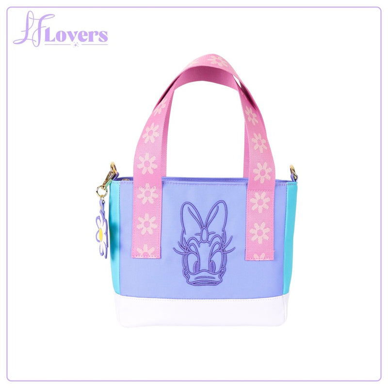 Load image into Gallery viewer, Loungefly Disney Daisy Duck Nylon Mini Tote Bag - PRE ORDER
