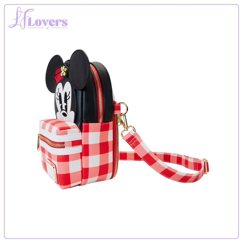 Load image into Gallery viewer, Loungefly Disney Minnie Mouse Cup Holder Crossbody - PRE ORDER - LF Lovers
