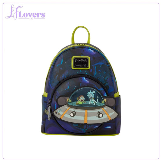 Loungefly Cartoon Network Rick and Morty Space Cruiser Mini Backpack - PRE ORDER