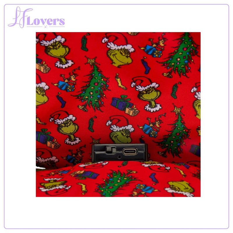 Load image into Gallery viewer, Loungefly Dr Seuss Grinch Holiday Mini Backpack
