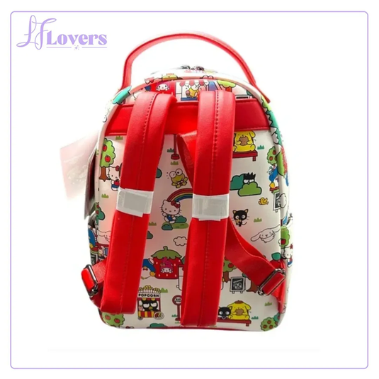 Loungefly Sanrio Hello Kitty Town All Over Print Mini Backpack