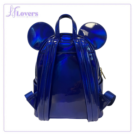 Loungefly Disney Mickey Mouse Blue Oil Slick Mini Backpack - LF Lovers