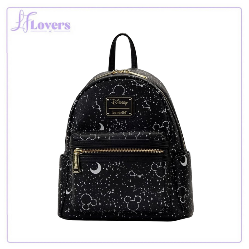 Load image into Gallery viewer, Loungefly Disney Mickey Constellation All Over Print Glow in the Dark Mini Backpack - LF Lovers

