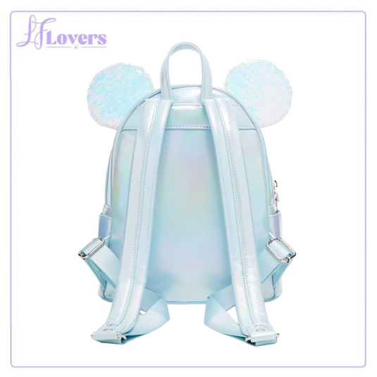 LF Lovers Exclusive - Loungefly Disney Minnie Mouse Iridescent Sequin Ears Mini Backpack