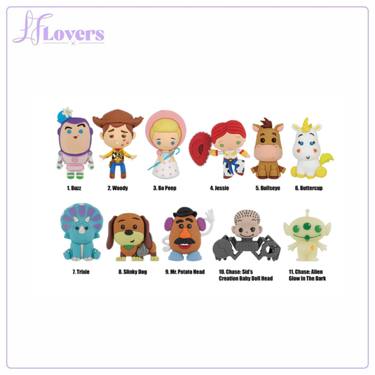 Toy Story Classic 3D Foam Mystery Bag Clip - LF Lovers