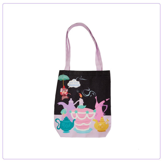 Loungefly Disney Alice in Wonderland Unbirthday Canvas Tote Bag - PRE ORDER - LF Lovers