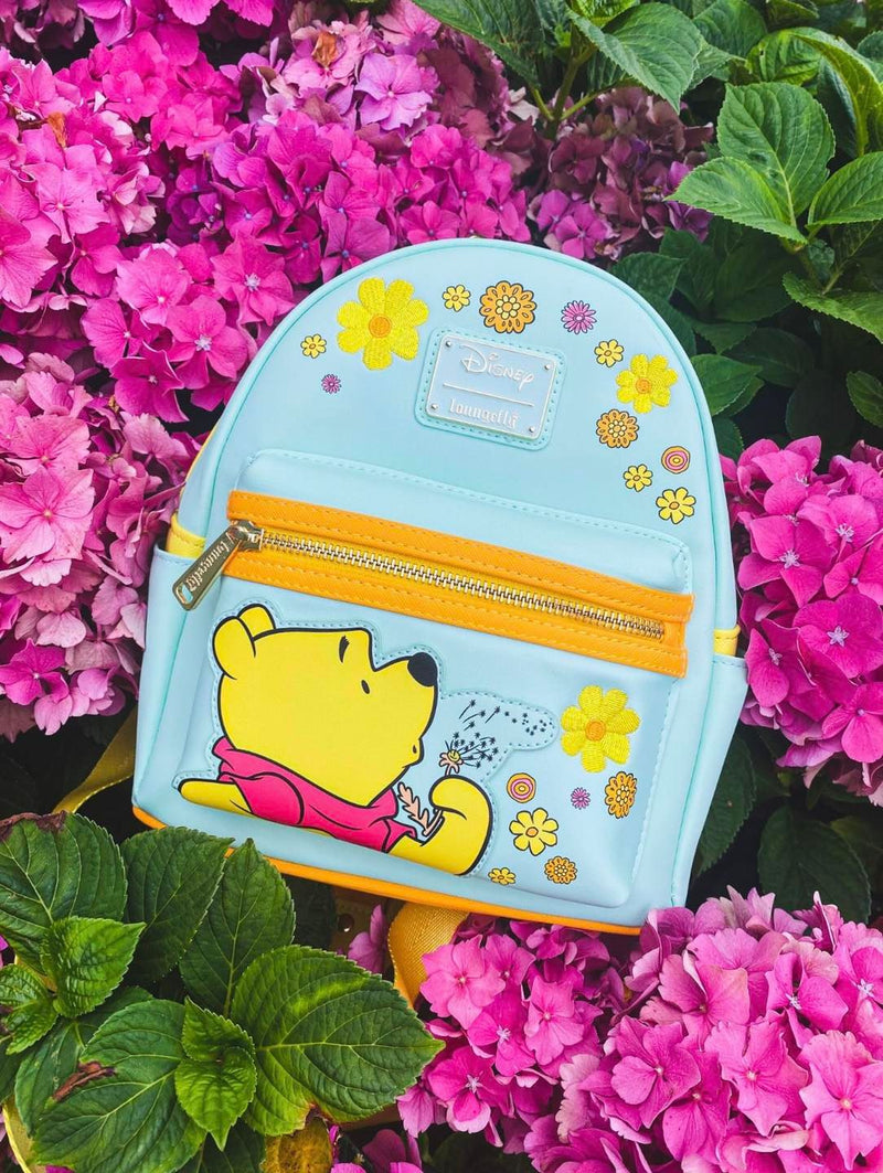 Load image into Gallery viewer, Loungefly Disney Winnie the Pooh Yellow Flowers Mini Backpack - LF Lovers

