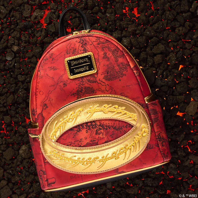 Load image into Gallery viewer, Loungefly Warner Brothers Lord of The Rings The One Ring Mini Backpack - PRE ORDER - LF Lovers
