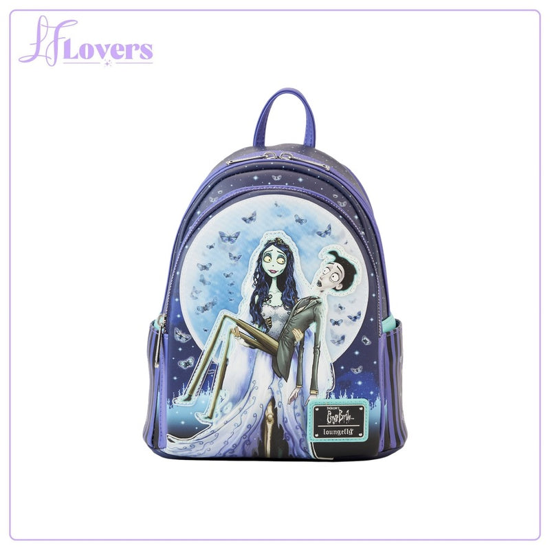 Load image into Gallery viewer, Loungefly Warner Brothers Corpse Bride Moon Mini Backpack - Preorder
