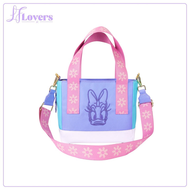 Load image into Gallery viewer, Loungefly Disney Daisy Duck Nylon Mini Tote Bag - PRE ORDER
