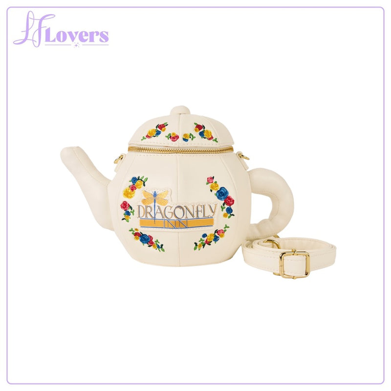 Load image into Gallery viewer, Loungefly Warner Brothers Gilmore Girls Dragonfly Inn Figural Teapot Crossbody - PRE ORDER

