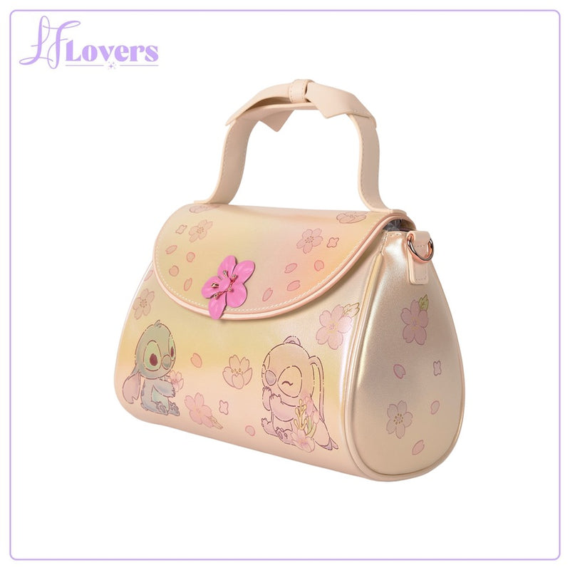 Load image into Gallery viewer, Loungefly Disney Cute Stitch Bow Handle Crossbody - PRE ORDER
