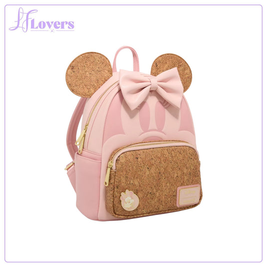 Loungefly Disney Minnie Mouse Corkboard Pin Display Ears Mini Backpack with Pin - Coming Soon - LF Lovers