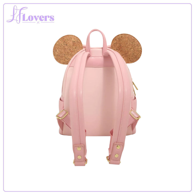 Load image into Gallery viewer, Loungefly Disney Minnie Mouse Corkboard Pin Display Ears Mini Backpack with Pin - Coming Soon - LF Lovers
